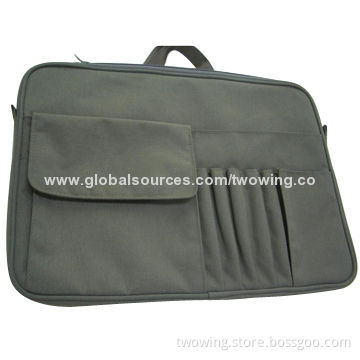 Laptop bags with 600D polyester fabric, with one laptop compartment